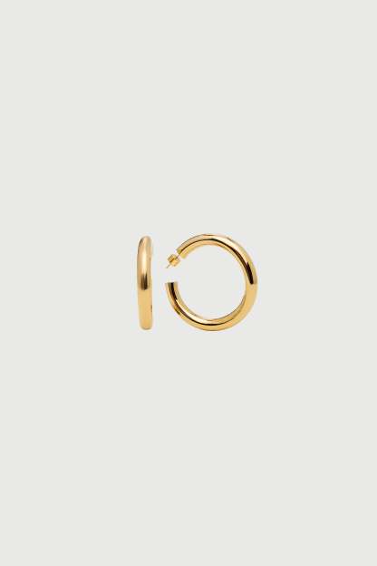 Gold Medium Hoops