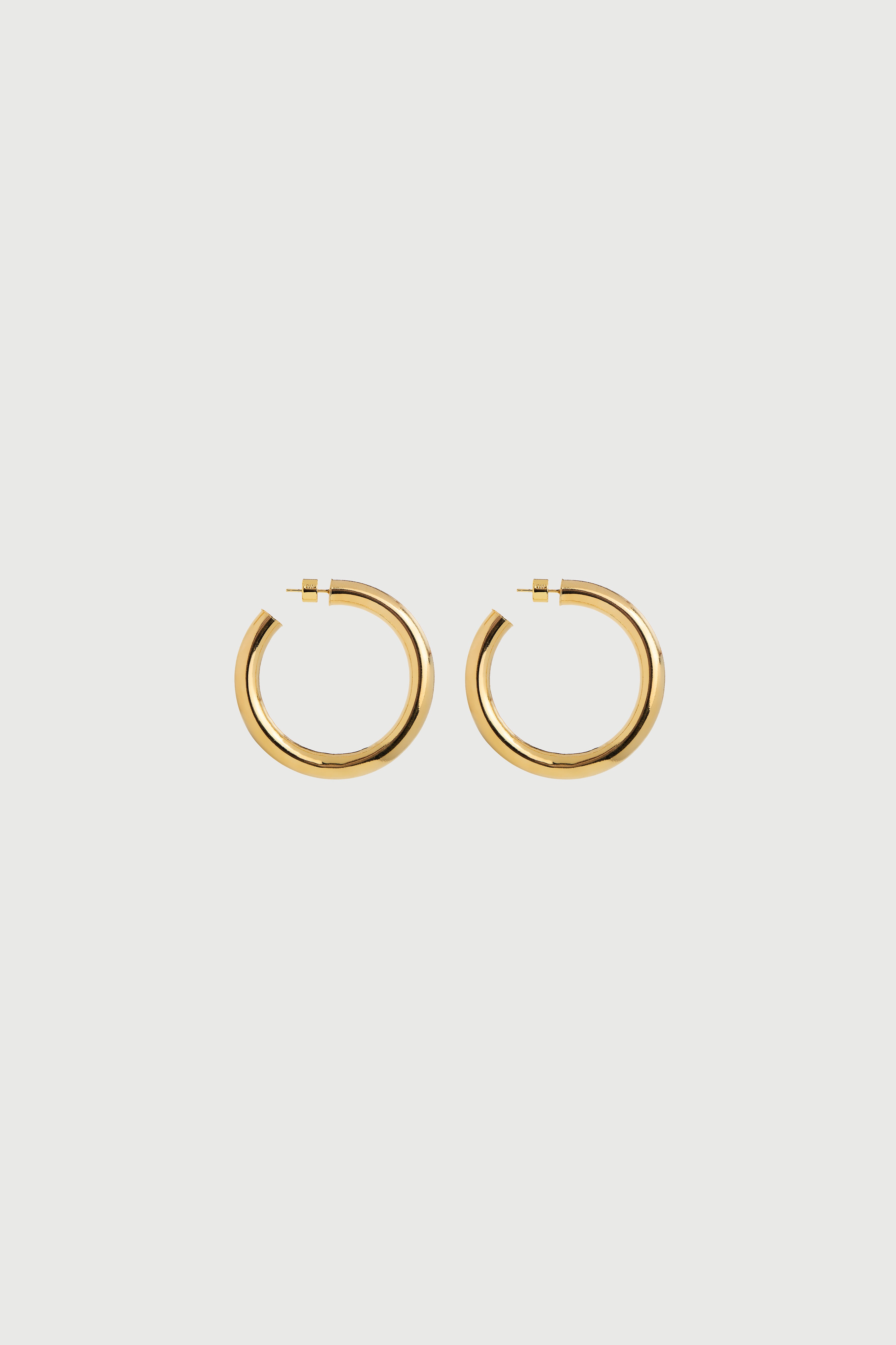 Gold Medium Hoops
