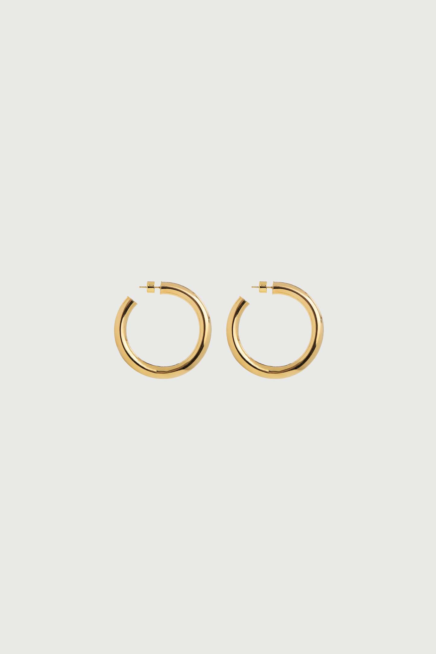Gold Medium Hoops