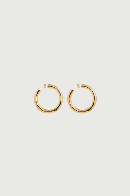 Gold Medium Hoops