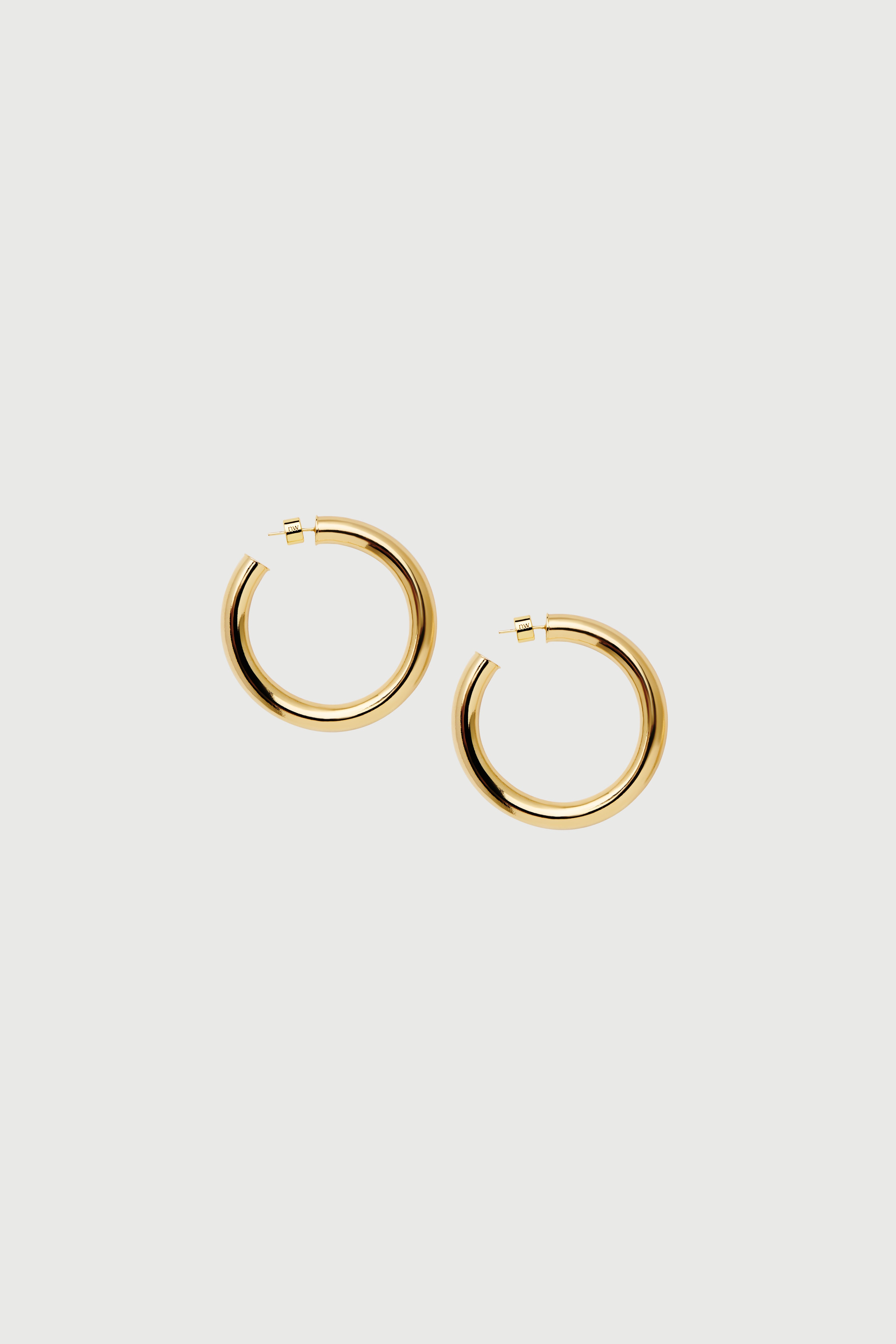 Gold Medium Hoops