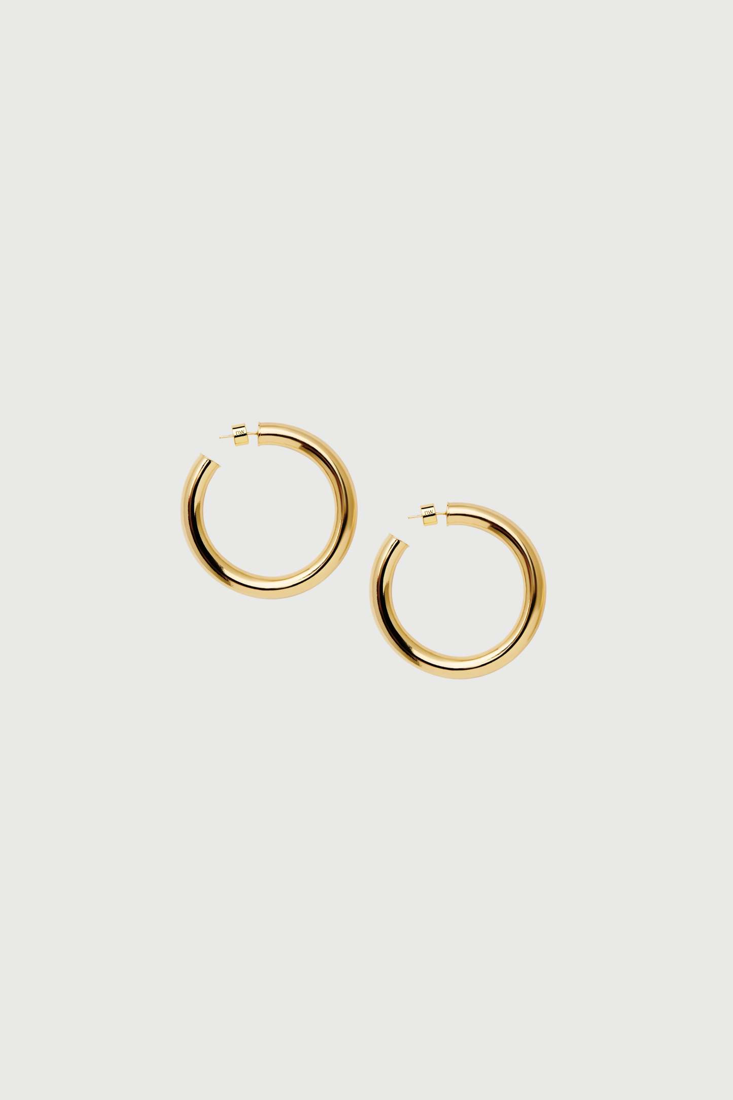 Gold Medium Hoops