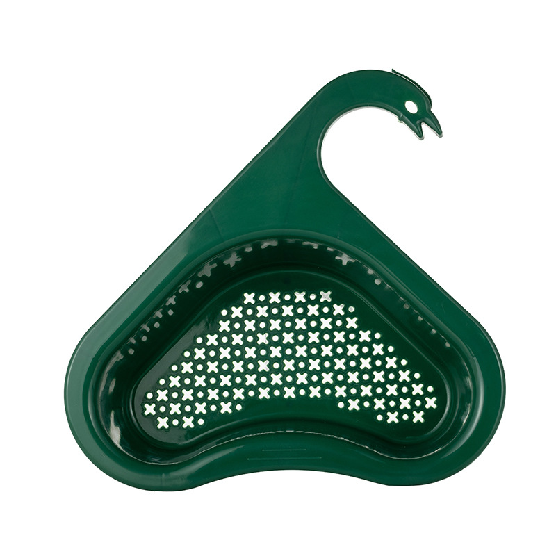 Kitchen sink drain filter swan drain rack