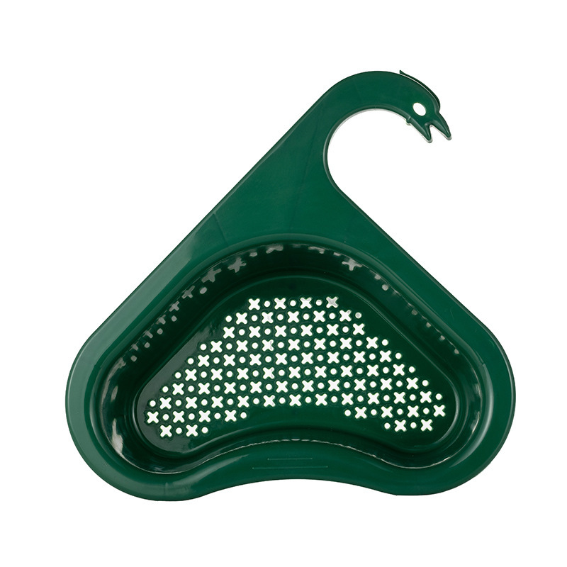 Kitchen sink drain filter swan drain rack