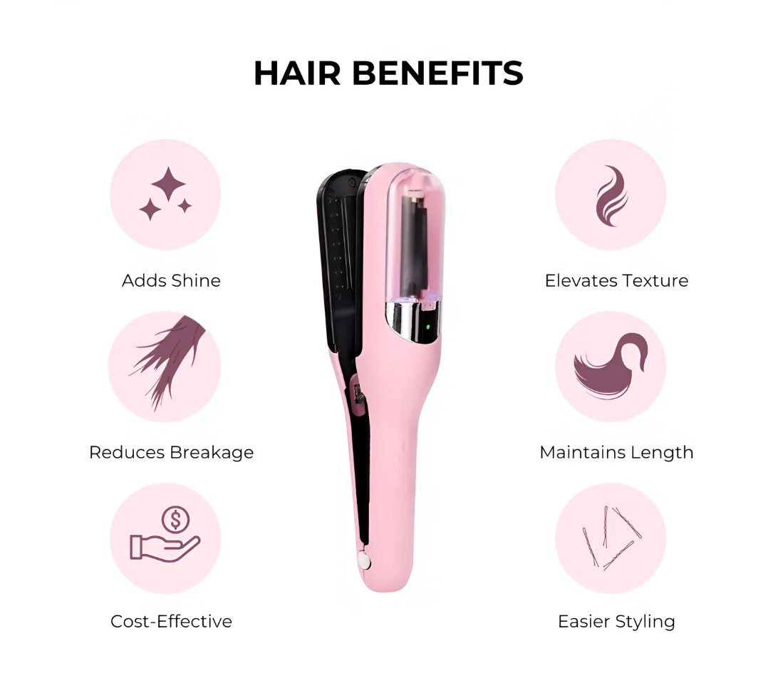 2 in 1 hair shredder, split end repairer