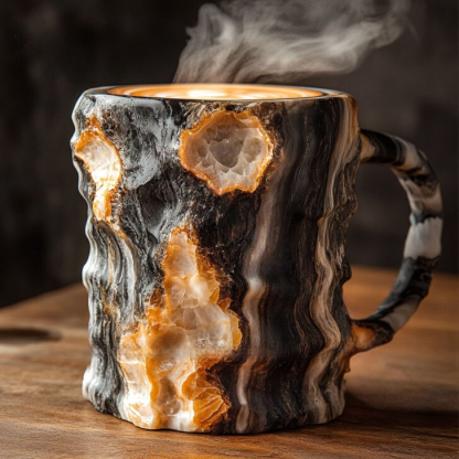 2025 New Mineral Crystal Coffee Mugs