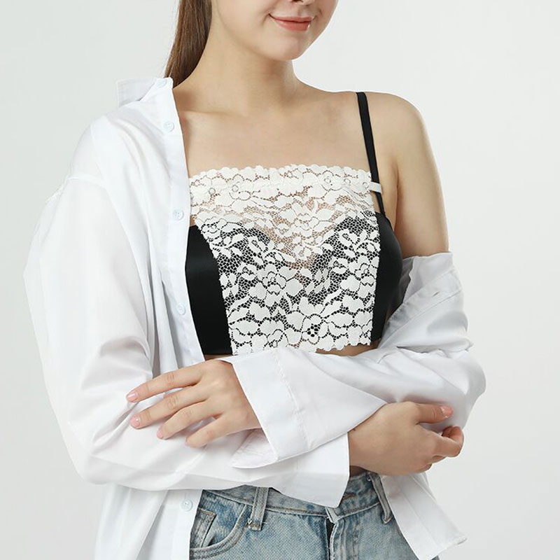 Lace privacy invisible bra