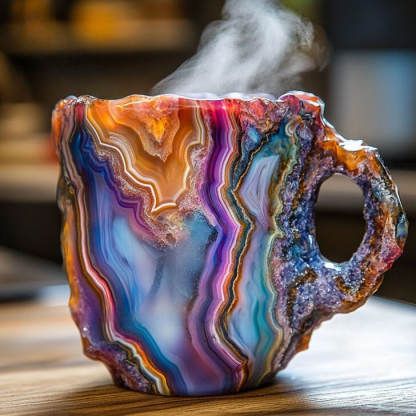 2025 New Mineral Crystal Coffee Mugs