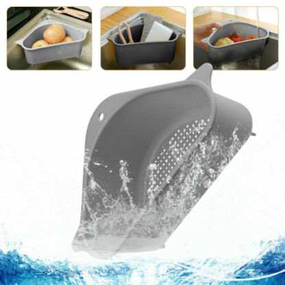 Kitchen sink drain filter swan drain rack