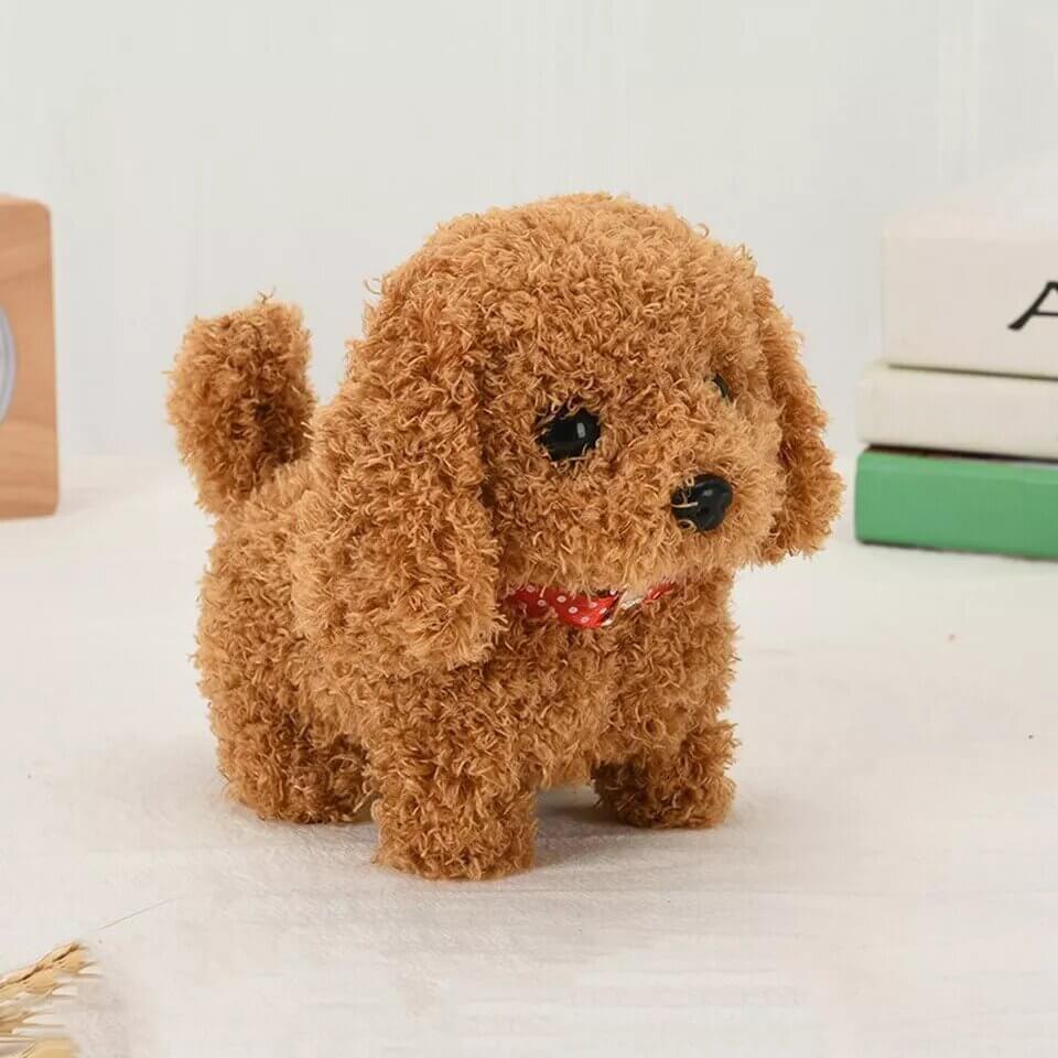 Toy dog, children's plush electric toy can walk simulation dog