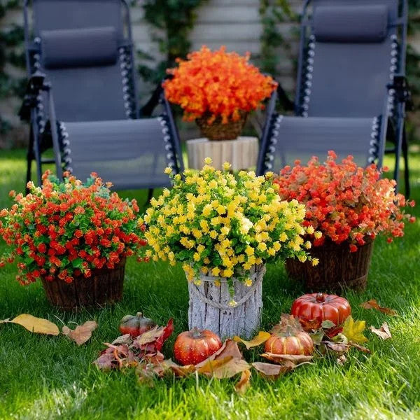 Outdoor Artificial Flowers💐1 Bundle(Includes 30 flowers)-1