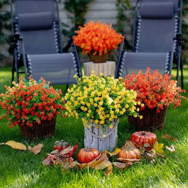 Outdoor Artificial Flowers💐1 Bundle(Includes 30 flowers)-1