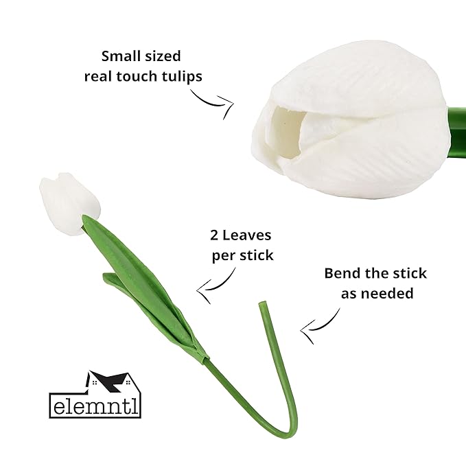 🔥Last Day 50% Off🔥-UV Resistant Lifelike Artificial Tulips Flowers💐