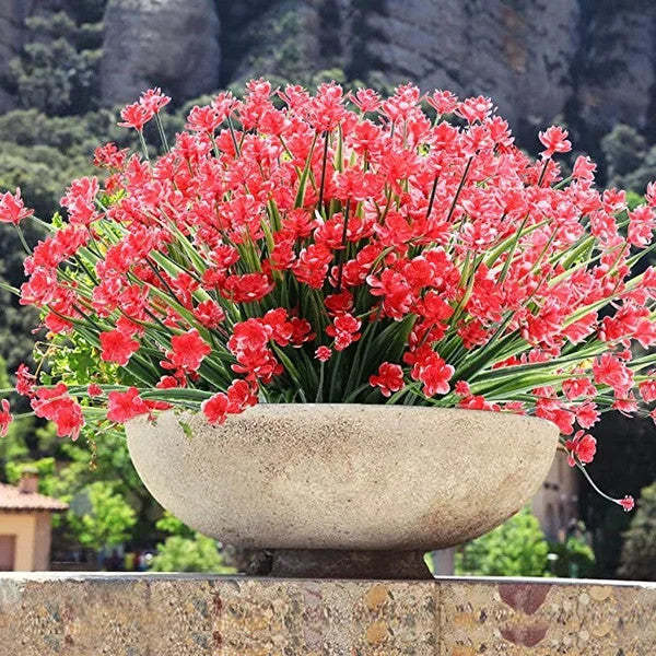 Outdoor Artificial Flowers💐1 Bundle(Includes 30 flowers)-1