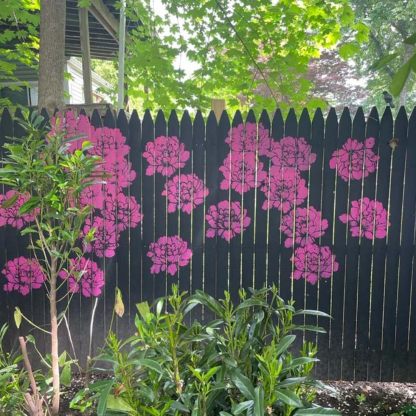 💐 Garden Fence Large Flower Stencils🌻DIY Decoration BloomTrace