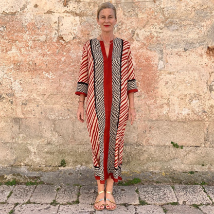 Vacation printed loose dress 6eac