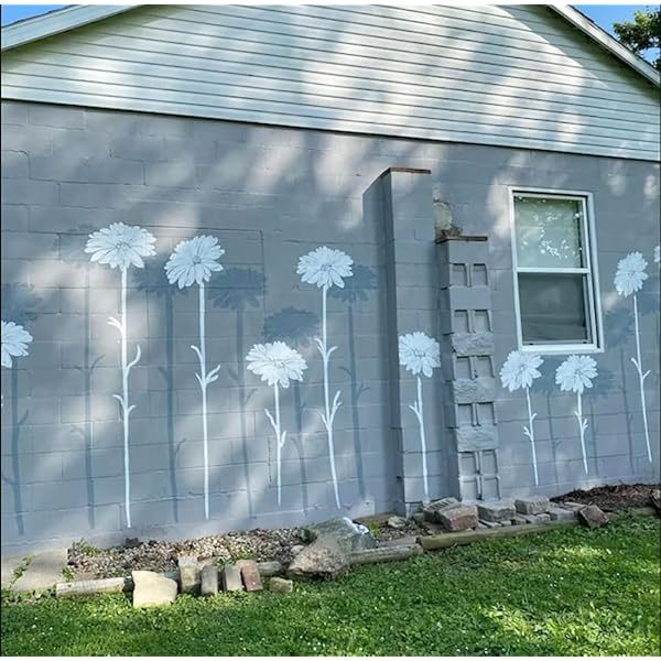 💐 Garden Fence Large Flower Stencils🌻DIY Decoration BloomTrace