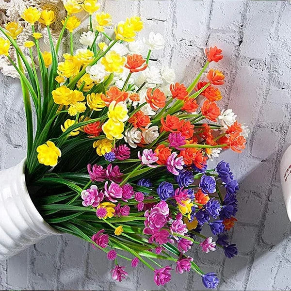 Outdoor Artificial Flowers💐1 Bundle(Includes 30 flowers)-1
