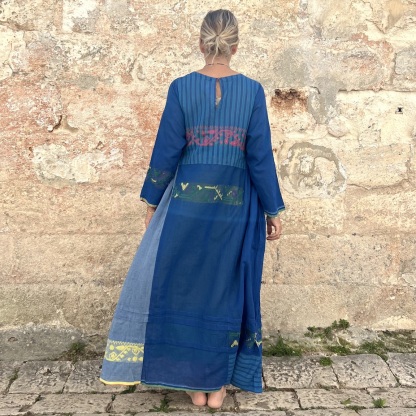Vacation printed loose dress 230