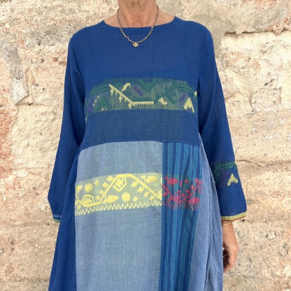 Vacation printed loose dress 230