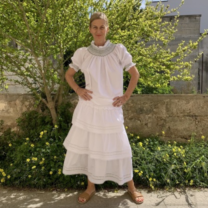 Vacation loose dress 206