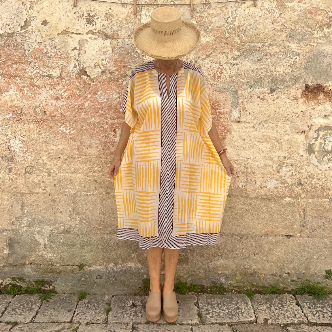 Vacation printed loose dress 220