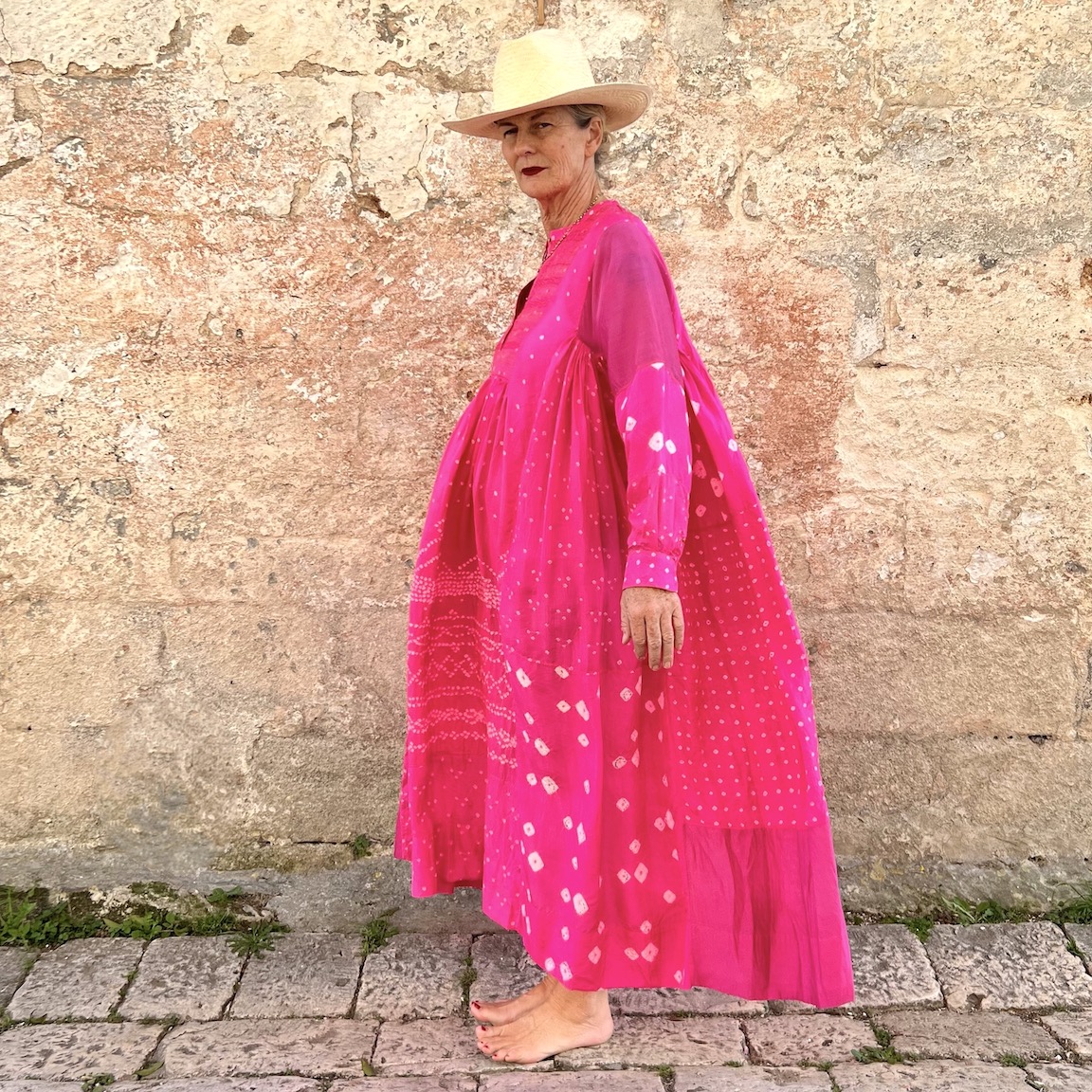 Vacation printed loose dress 231