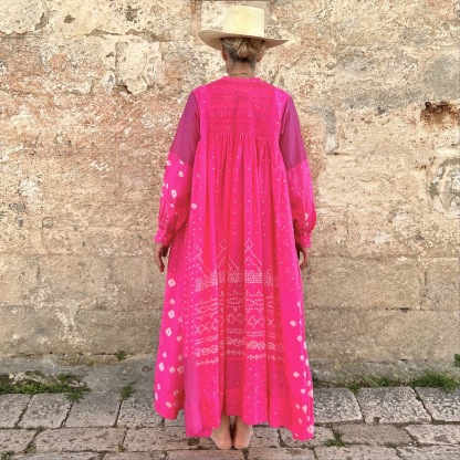 Vacation printed loose dress 231