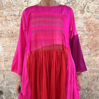 Vacation printed loose dress 236
