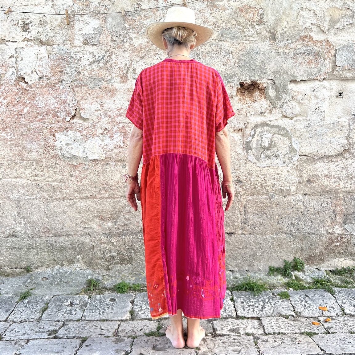 Vacation printed loose dress 237