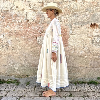 Vacation printed loose dress 234