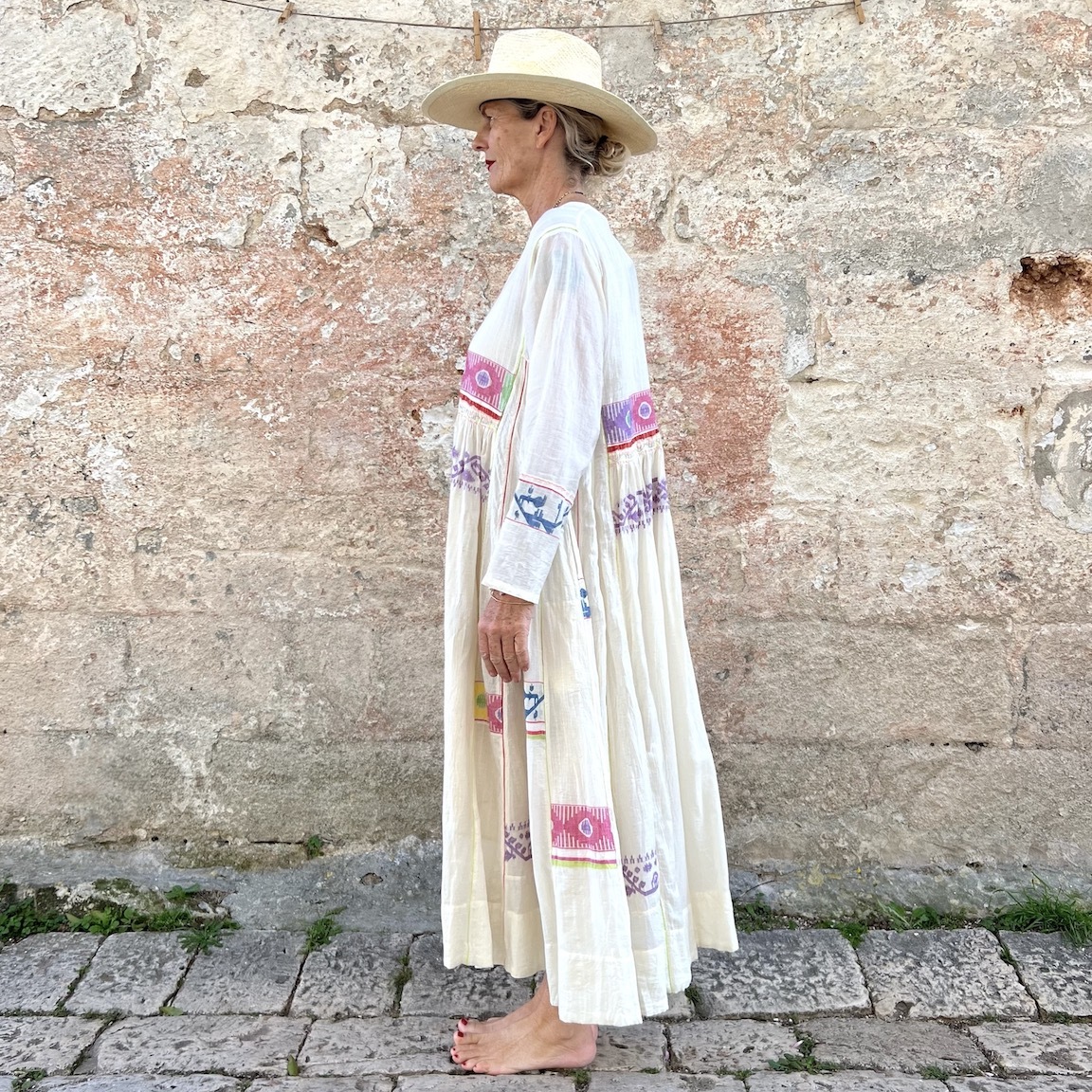 Vacation printed loose dress 233
