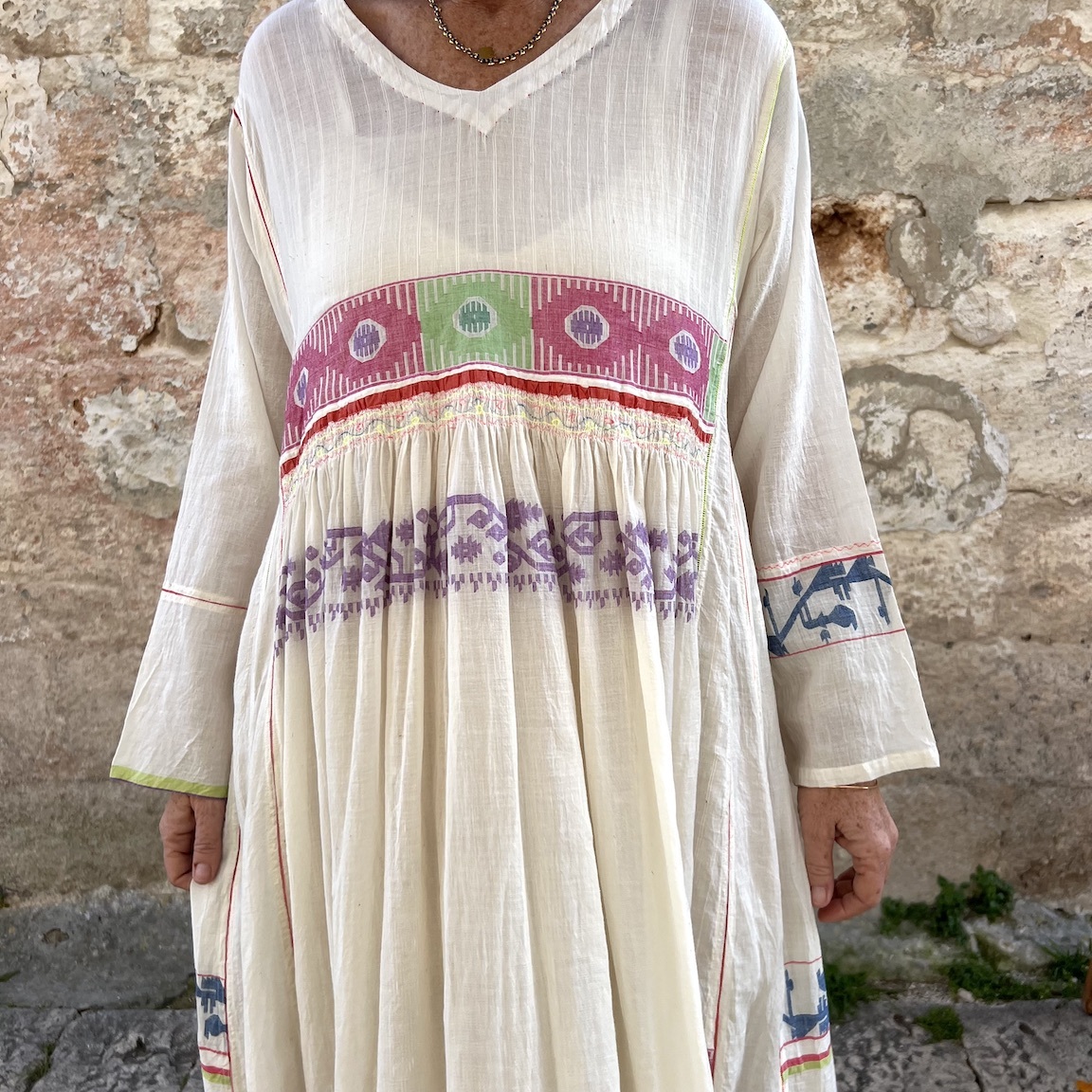 Vacation printed loose dress 233