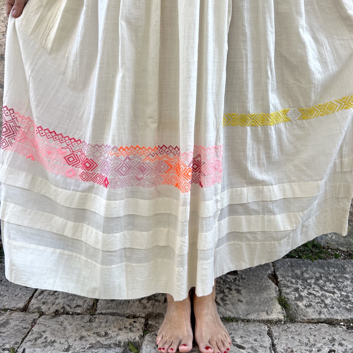 Vacation printed loose dress 232