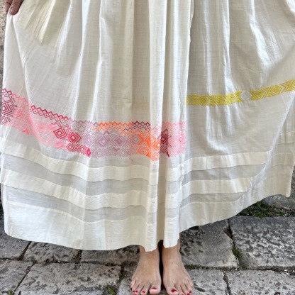 Vacation printed loose dress 232