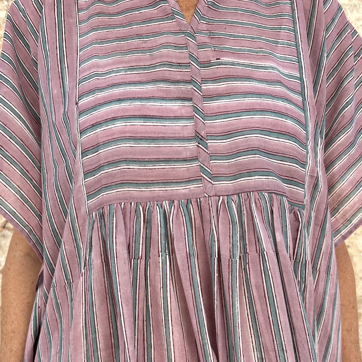 Vacation loose cotton dress 243