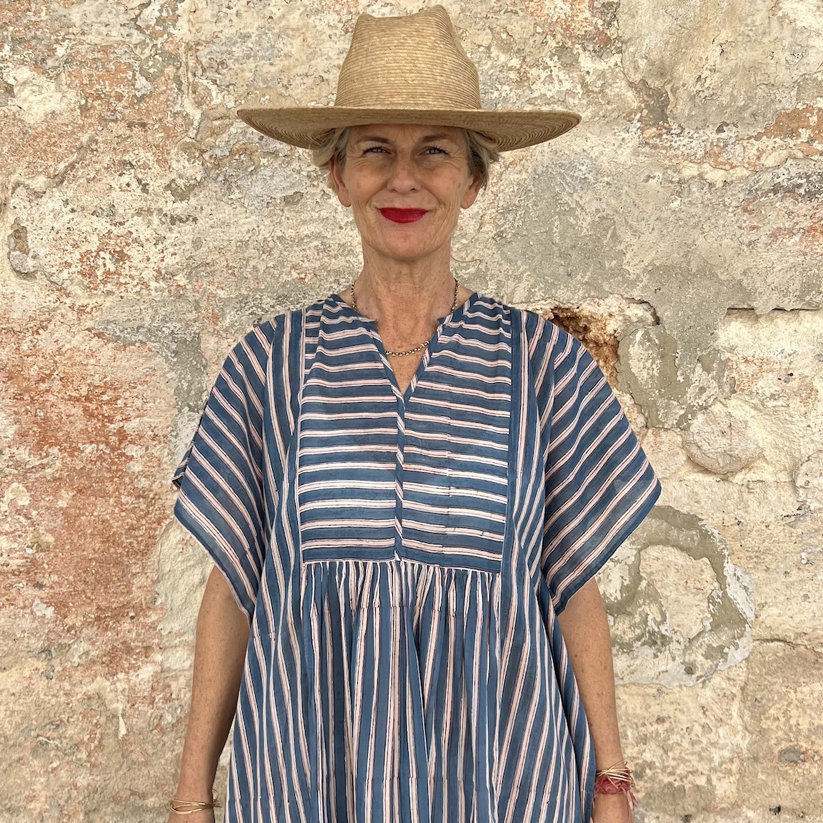 Vacation loose cotton dress 243