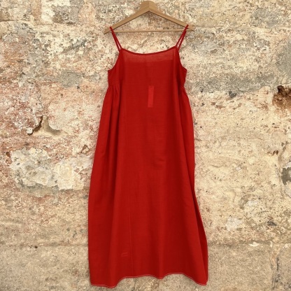 Vacation loose suspender dress 257