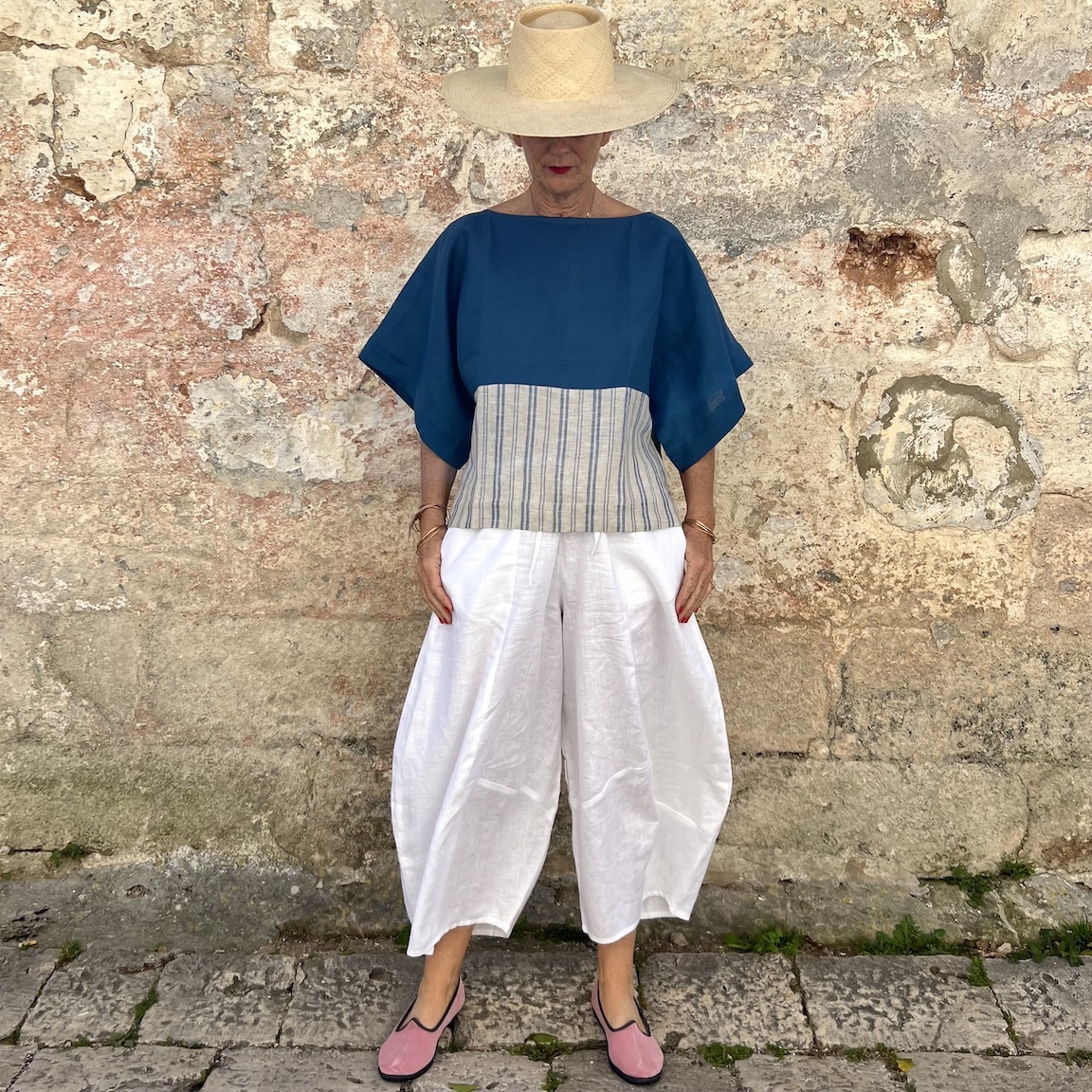 Vacation loose T-shirt 112