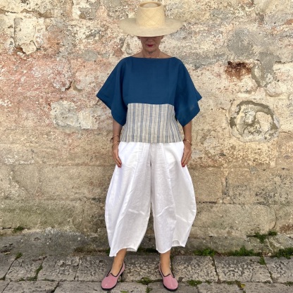 Vacation loose T-shirt 112