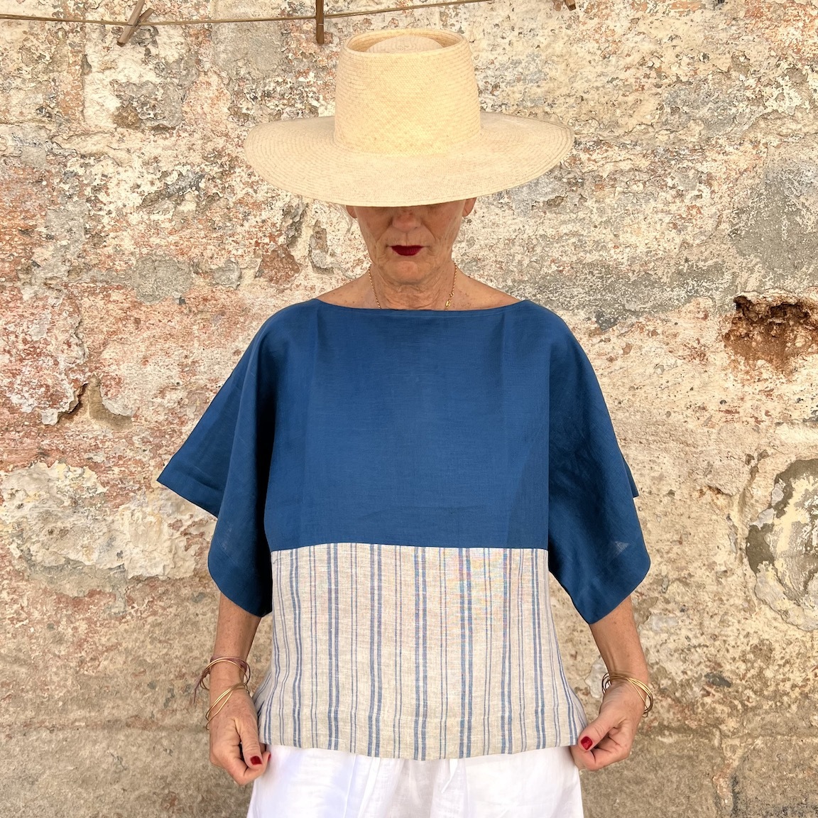 Vacation loose T-shirt 112