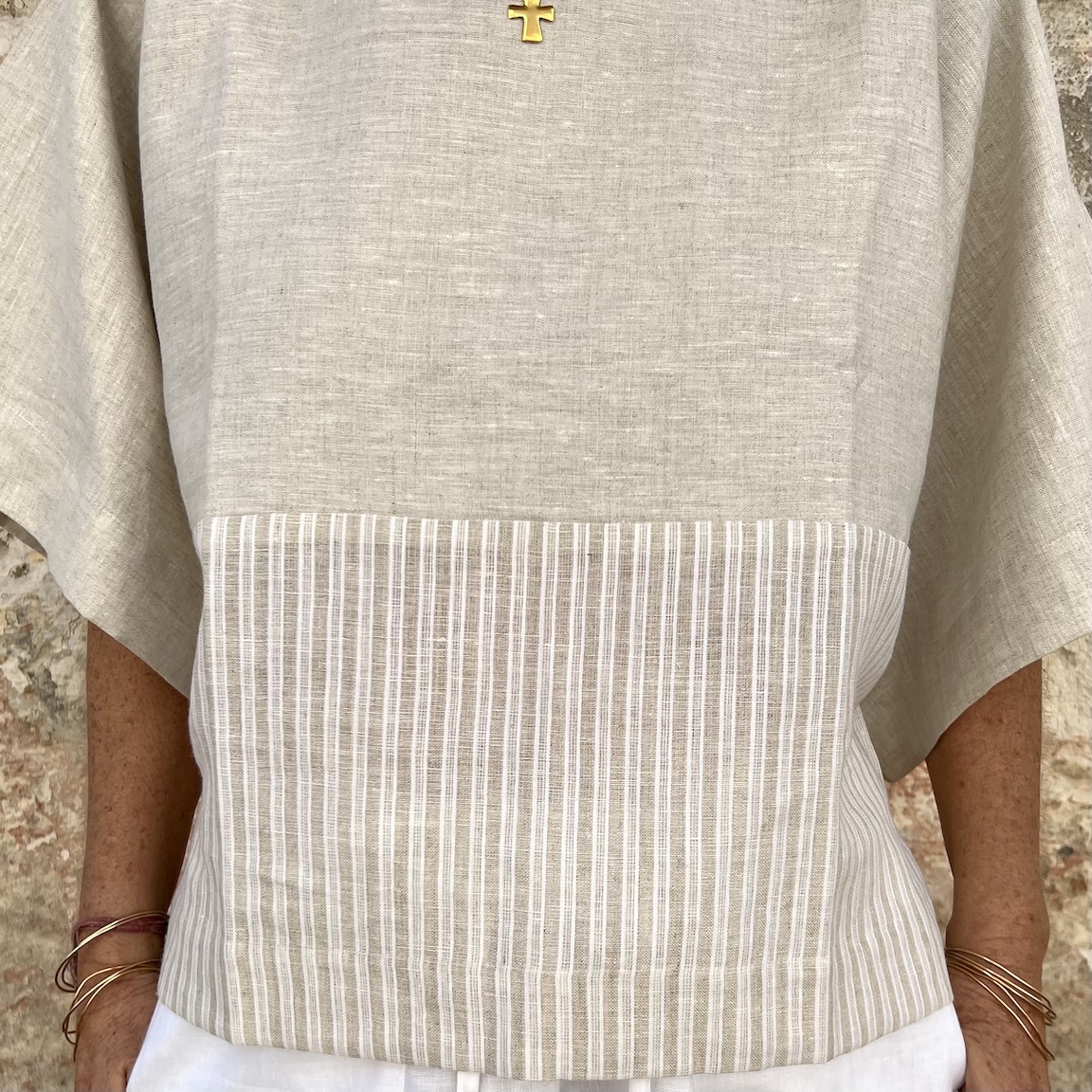 Vacation loose T-shirt 112