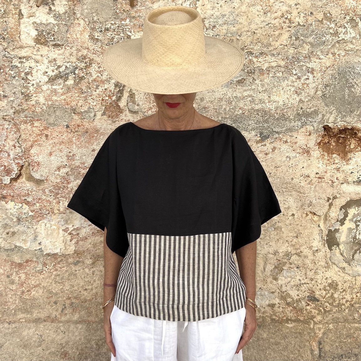 Vacation loose T-shirt 112