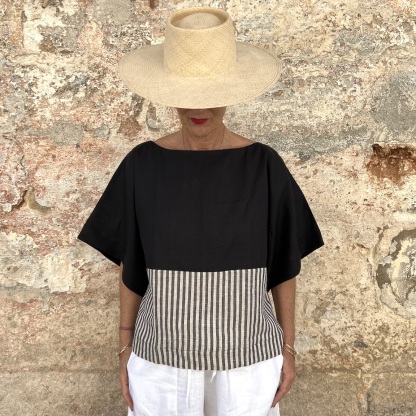 Vacation loose T-shirt 112