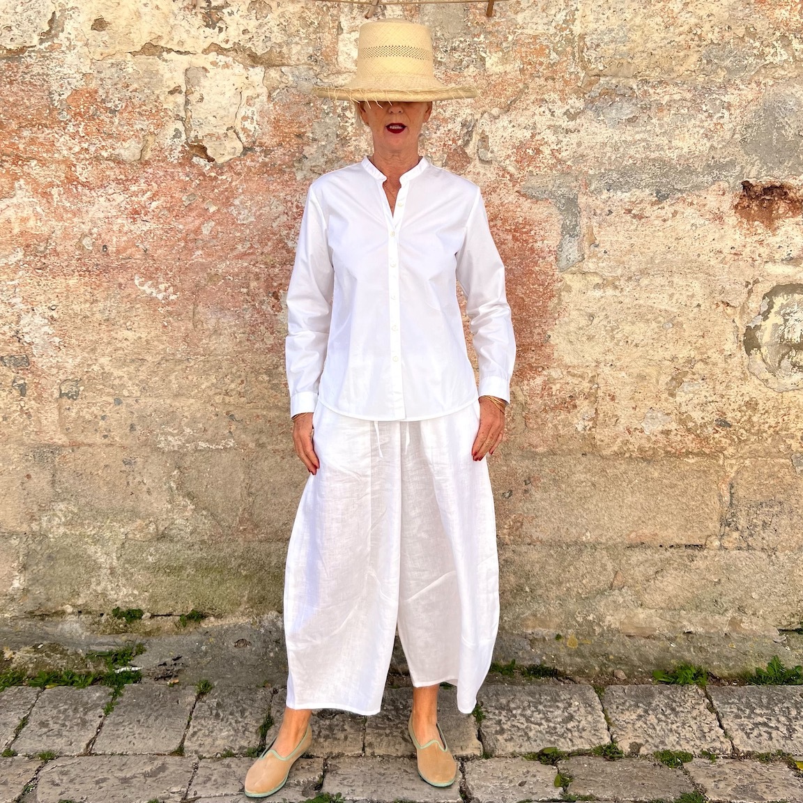 Vacation loose shirt 107