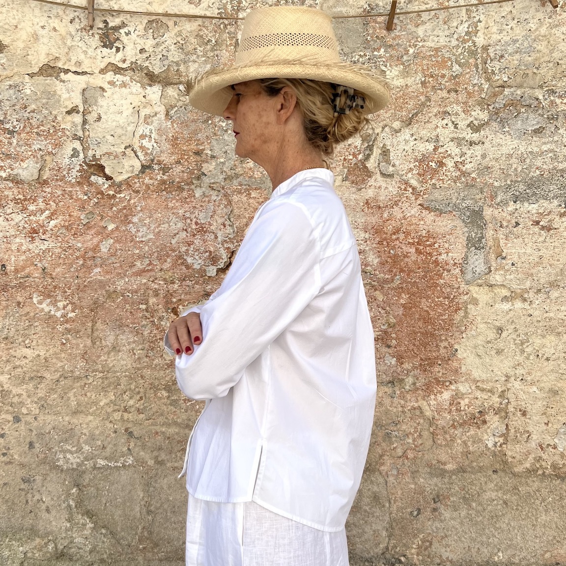 Vacation loose shirt 107