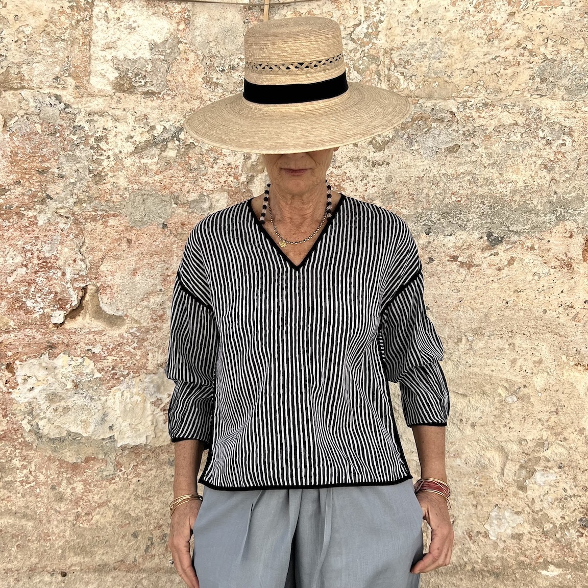 Vacation loose shirt 286