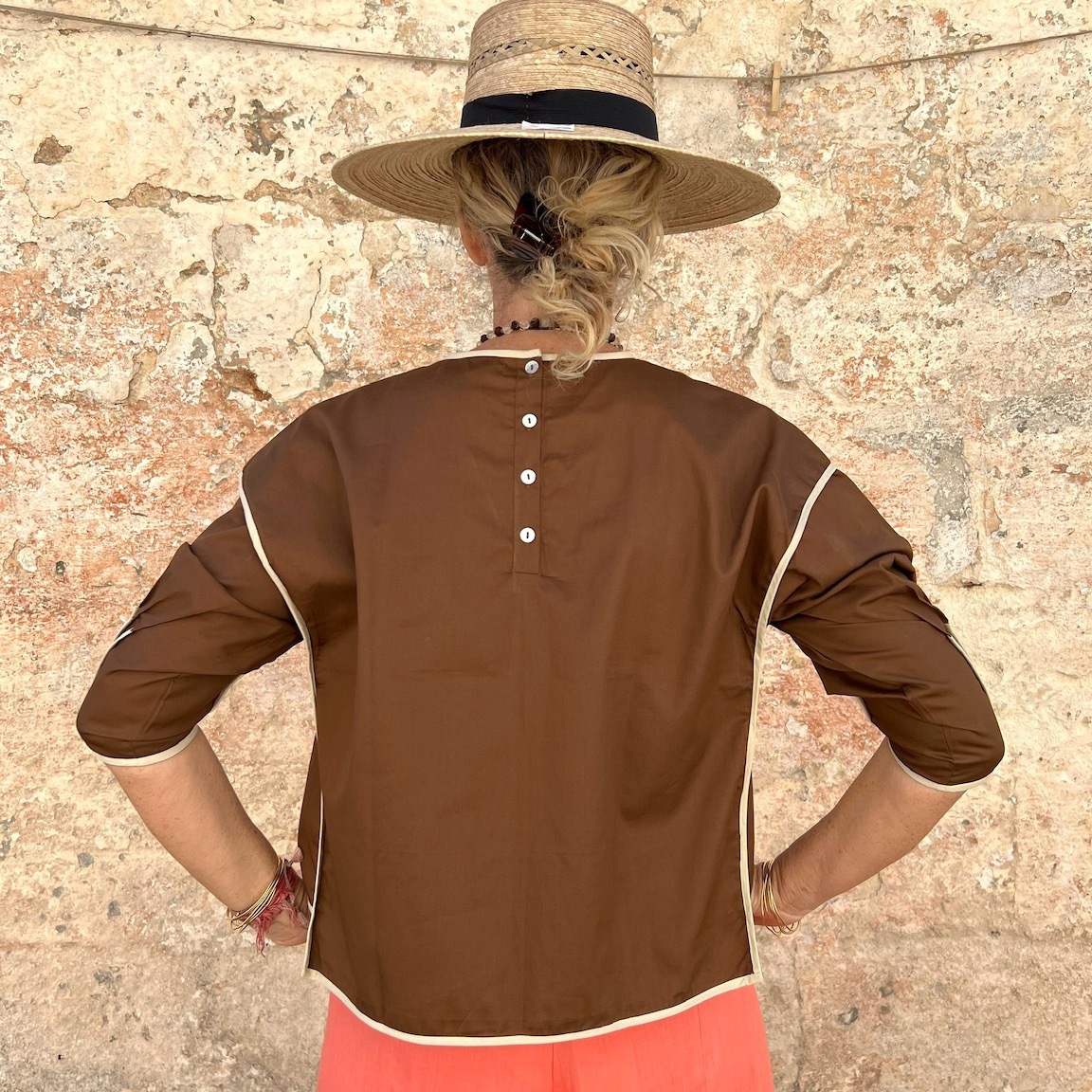 Vacation loose shirt 286