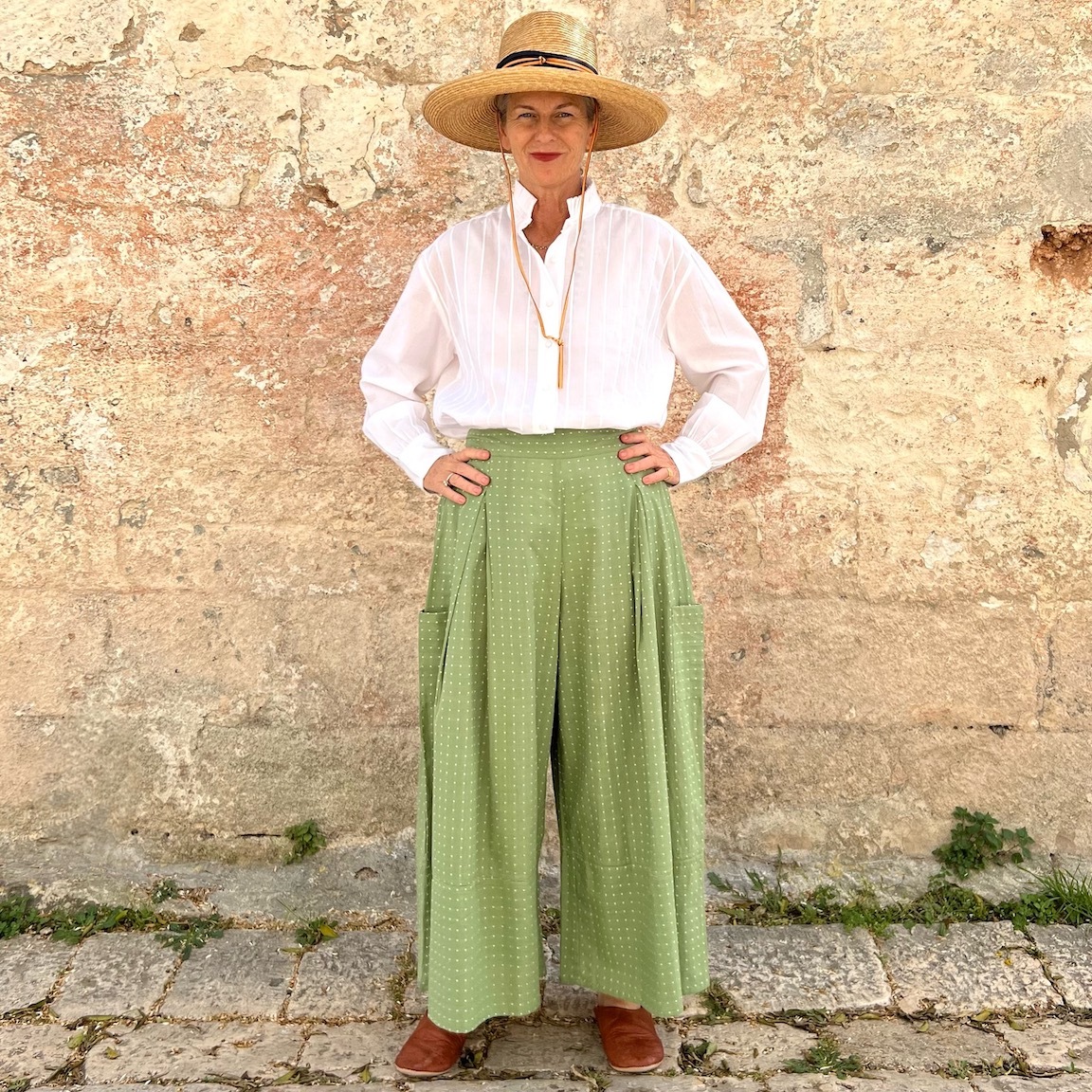 Vacation loose pants 287