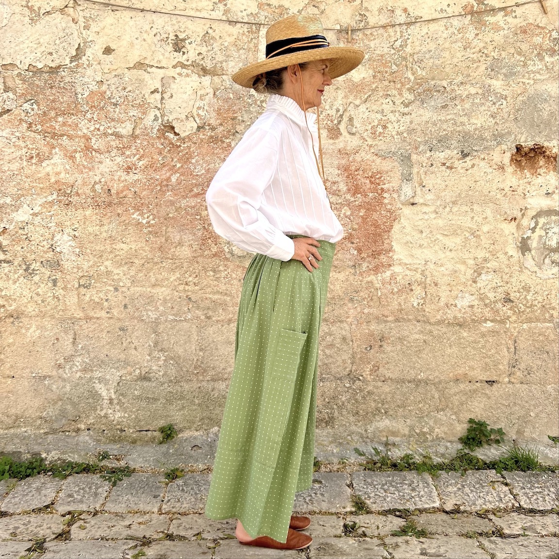 Vacation loose pants 287